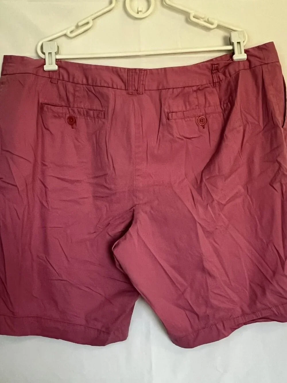 Merona Pink Casual Bermuda Shorts Women Stretch Cotton Preppy Casual Long 24W